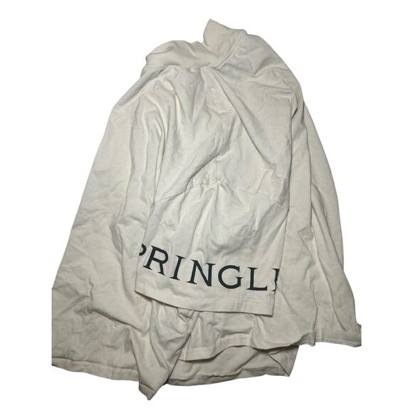 H&M x Pringle of Scotland Cream Knit Top Size XL Cotton Blend - Picture 6 of 8